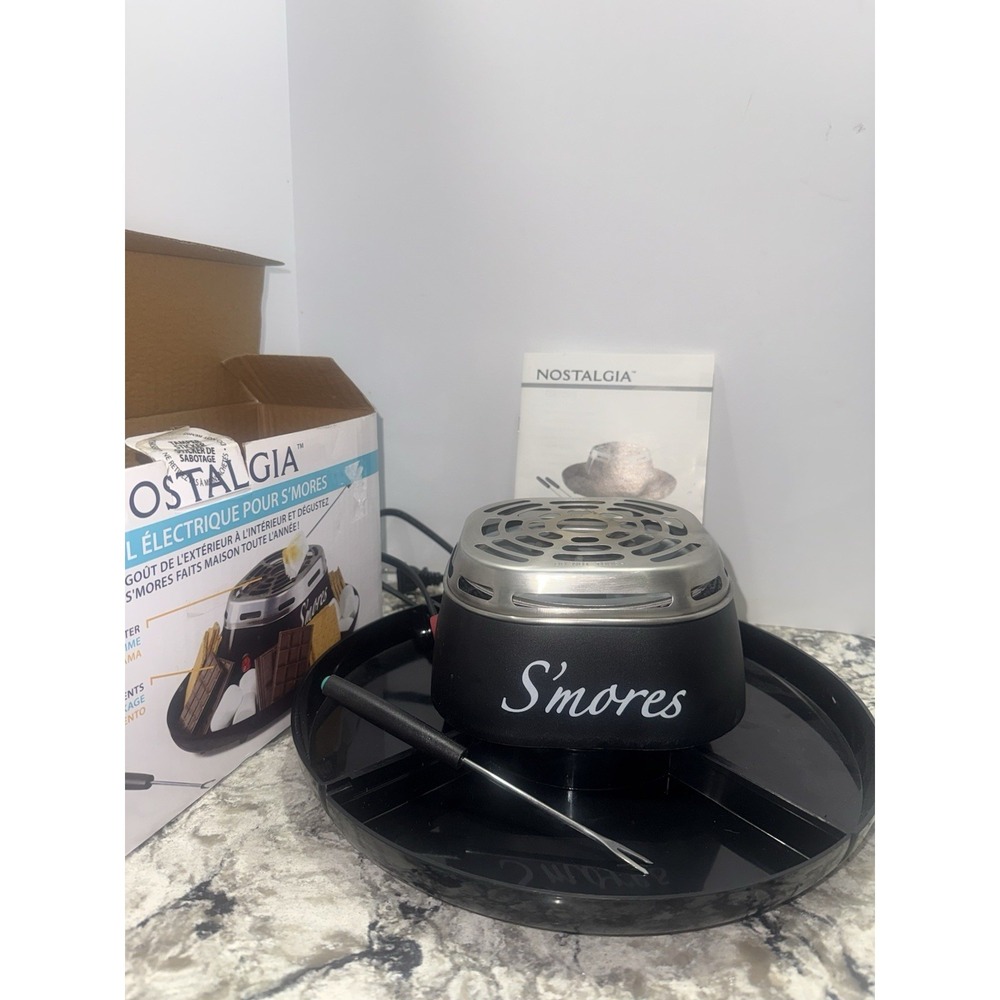 Nostalgia Tabletop Indoor Electric S'mores Maker - Smores Kit - Working